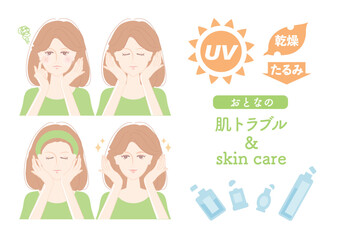 skin care_美容_女性_肌トラブル_skin care