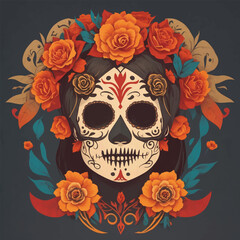 Day of the Dead vector illustration