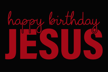 Fototapeta na wymiar Happy Birthday Funny Christian Birthday T-Shirt Design