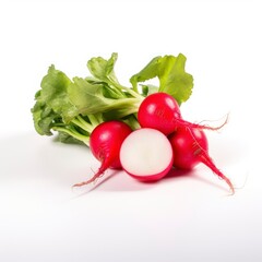 Radish isolated on a white background