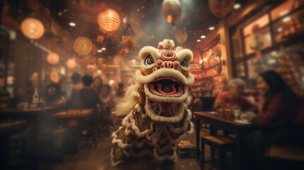 Chinese New Year is celebrated with dragon and lion dances, fireworks, and family reunions....