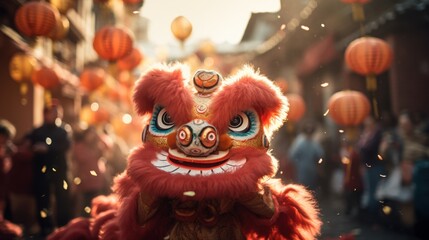 Chinese New Year is celebrated with dragon and lion dances, fireworks, and family reunions....