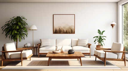 modern living room, Created with AI