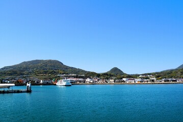 Landscape of  Oniike Port, Amakusa, Japan