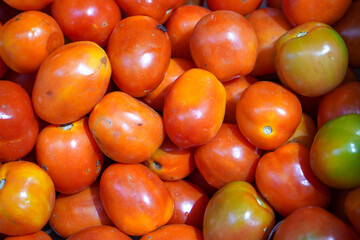 The tomato is the edible berry of the plant Solanum lycopersicum. Mexican Nahuatl word tomatl gave rise to the Spanish word tomate, from which the English word tomato derived. Sambal sauce.