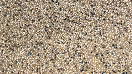 texture of stones on agglomerated crushed stone floor background