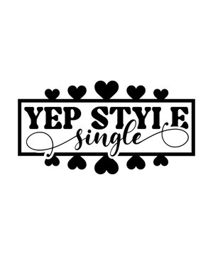 yep style single svg design