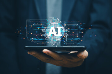AI (Artificial intelligence) AI management and support technology in the Business plan marketing...