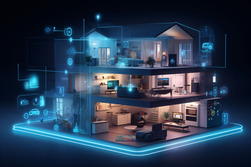 Internet of Things powered Smart Home interior design with Augmented Reality