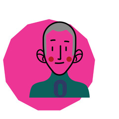 Face vector the color profile