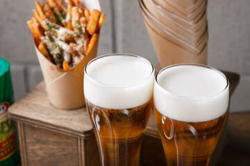 foam beer alcohol 