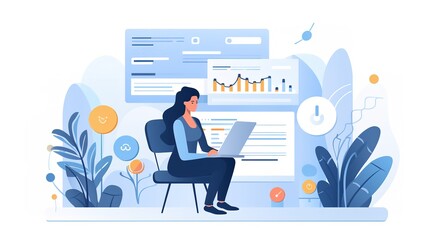 web page visibility. Search engines, online marketing, seo tools concept