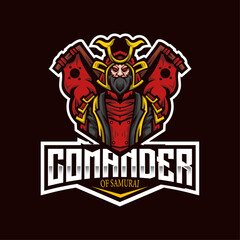 Comander of Samurai Logo Esport