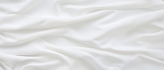 Panorama of Vintage white cloth texture and seamless background.Texture as wallpaper banner with copy space for text