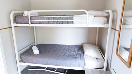 Design of bedroom dormitory in hostel 