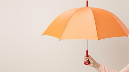 Umbrella Protection holding by hand