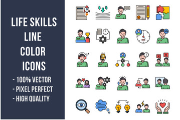 Life Skills Flat Icons