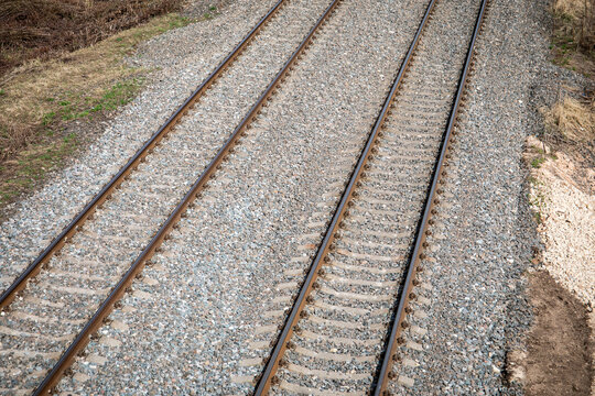 Railway tracks, transport infrastructure. Security and logistics