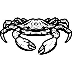 sea crab silhouette