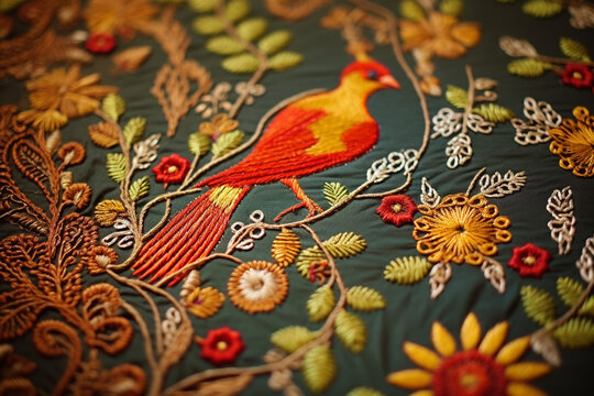Exquisite Indian Embroidery With Ancient Designs