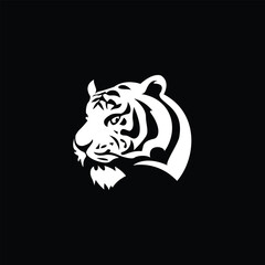 Obraz premium Logo Head Tiger