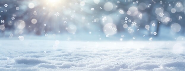 Winter christmas background. Snow winter background for new year and christmas