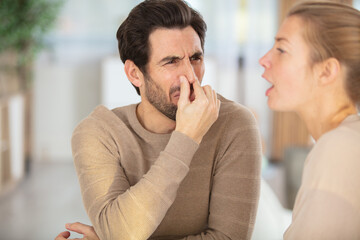 couple with problem of foot odor