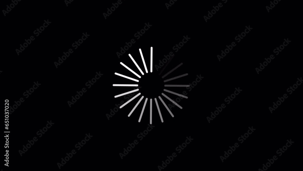 Fototapete loading circle, video. loading progress, preload animation web design template, loading with interfa