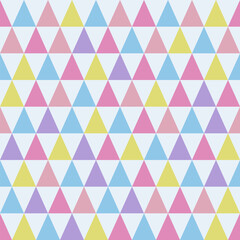 colorful triangle background, triangle seamless pattern,beautiful triangle background.