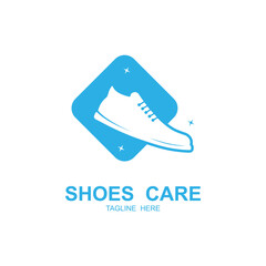 shoe logo vector icon illustrtation design