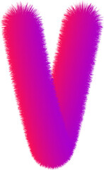 Fototapeta premium Letter illustration. Hand drawn picture