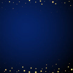 Fototapeta na wymiar Magic stars vector overlay. Gold stars scattered