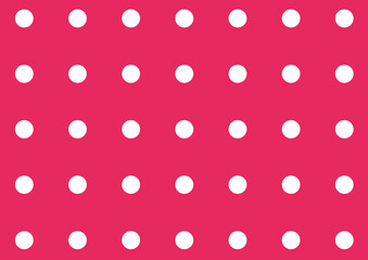 ドット柄（赤白）2