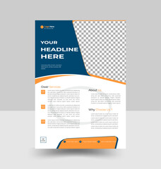 Corporate Flyer. Business Flyer template. corporate business flyer with template. Corporate flyer template. Modern cline business flyer. Creative. 