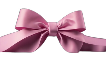 pink ribbon bow for breast cancer awareness