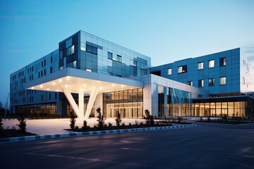 Hospital clinic building