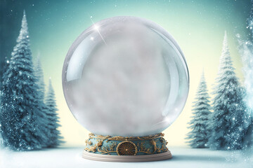 Png Transparent Snow Globe Background for Christmas. By ATP Textures