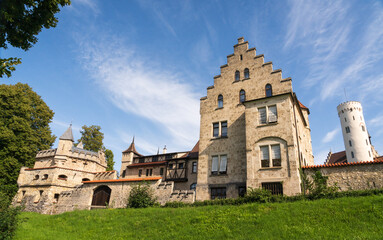 Fototapeta na wymiar Lichtenstein Castle, in Baden-Württemberg