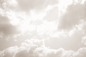 Clouds in the sky. Cloudy landscape. Natural background.
