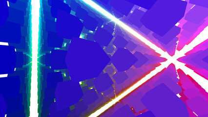 3D illustration abstract background fractal geometry © Space Wind