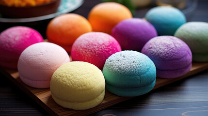 Mochi delights, a joyful experience of chewy and flavorful Japanese sweets.