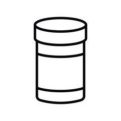 medicine bottle icon vector design template simple and clean