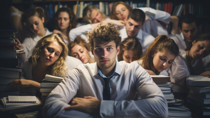 Tired students