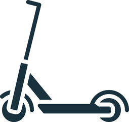 Scooter icon. Monochrome simple sign from transportation collection. Scooter icon for logo, templates, web design and infographics.