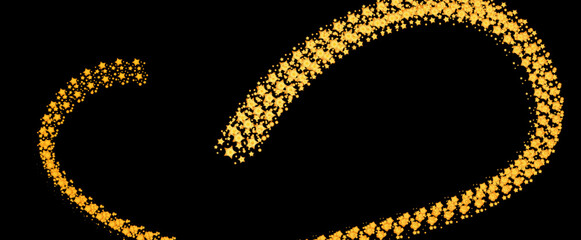 Golden dust. Glitter background. golden stars particle