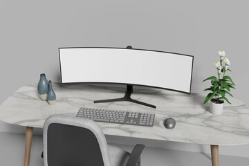 Ultrawide Monitor Mockup