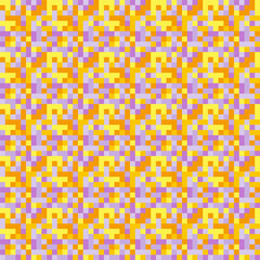 Seamless vector geometric stock pattern of colored squares. Modern random colors.