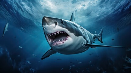 Obraz premium Sharks in the sea