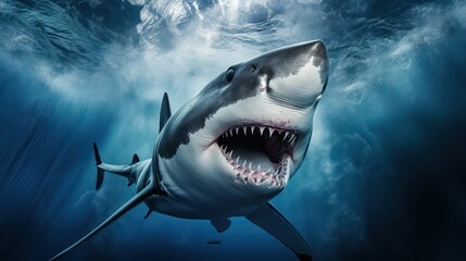 Fototapeta premium shark in the water
