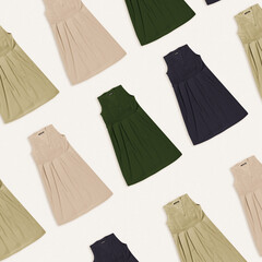 Flat Lays Dress For Fashion Banner